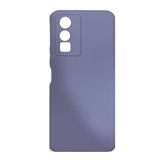 Vivo Y76 / Y76s / Y74s Silky and Soft Touch Finish TPU Silicone Back Cover Case Dark Λιλά (oem)
