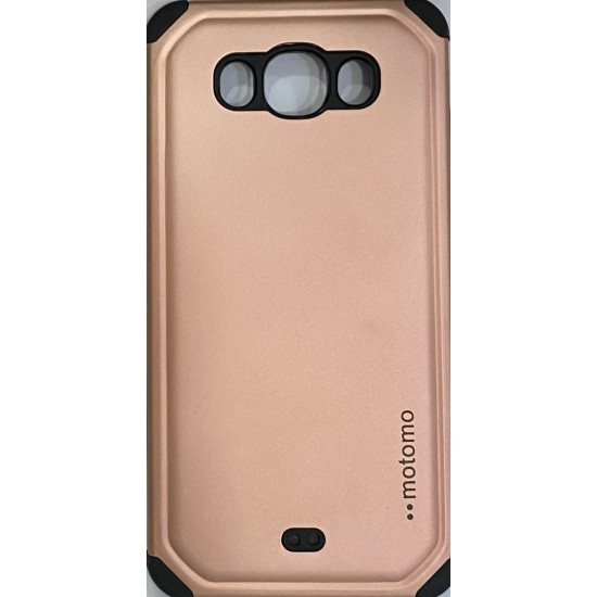 Motomo Back Cover Πλαστικό Ροζ Χρυσό (Galaxy J7 2016)