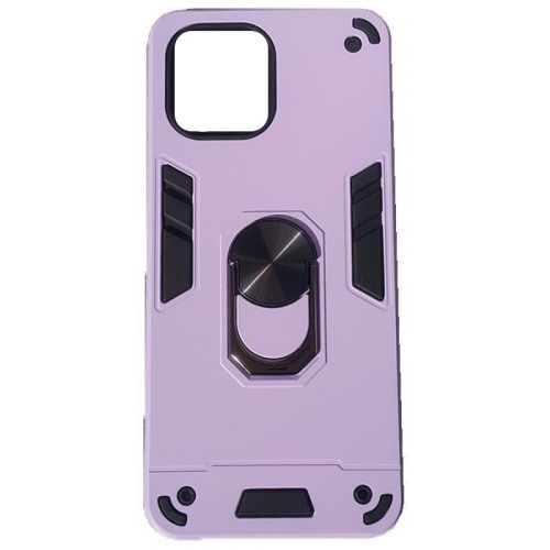 Hybrid Shockproof Armor Case With Rotating Ring για iPhone 15 Pro Max - Λιλά