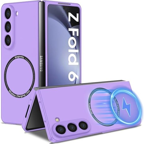 Case Shockproof Protective Cover With MagSafe for Samsung Galaxy Z Fold 6 - Λιλά