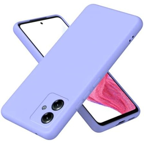Back Cover Σιλικόνης Λιλά (Moto G14)