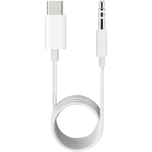 Regular USB 2.0 Cable USB-C male - 3.5mm male Λευκό 1m  (JBC-007)