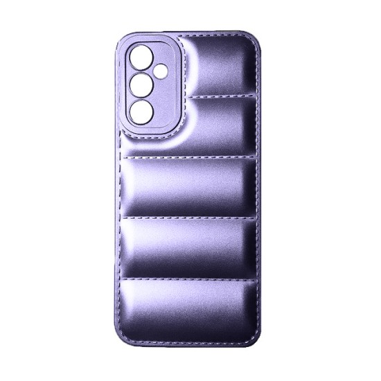OEM Θήκη Σιλικόνης Soft TPU Puffer Jacket για Samsung Galaxy A24 - Μωβ