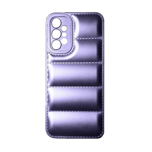 OEM Θήκη Σιλικόνης Soft TPU Puffer Jacket για Samsung Galaxy S23 Ultra - Μωβ