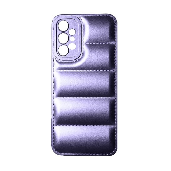 OEM Θήκη Σιλικόνης Soft TPU Puffer Jacket για Samsung Galaxy S23 Ultra - Μωβ