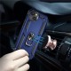 Hybrid Shockproof Armor Case With Rotating Ring για iPhone 16 - Μαύρο