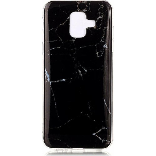 Samsung Galaxy A6 Plus 2018 Case Θήκη Σιλικόνης Marble Black Back Cover (oem) Samsung Galaxy A6 Plus 2018 Case Θήκη Σιλικόνης Marble Black Back Cover (oem)