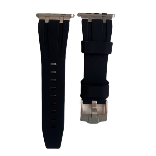 Λουράκι Σιλικόνης Μαύρο (Apple Watch 42 / 44 / 45 / 49 mm) Λουράκι Σιλικόνης Μαύρο (Apple Watch 42 / 44 / 45 / 49 mm)
