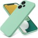  Back Cover Σιλικόνης Soft Touch Τιρκουάζ (Xiaomi Poco F6)