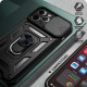 Sliding Camshield Σκληρή Θήκη με Δαχτυλίδι Μαύρο (iPhone 16 Pro Max)