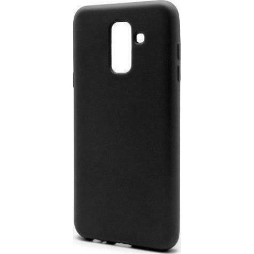 Back Cover Σιλικόνης Μαύρο (Samsung Galaxy A6 Plus 2018) Back Cover Σιλικόνης Μαύρο (Samsung Galaxy A6 Plus 2018)