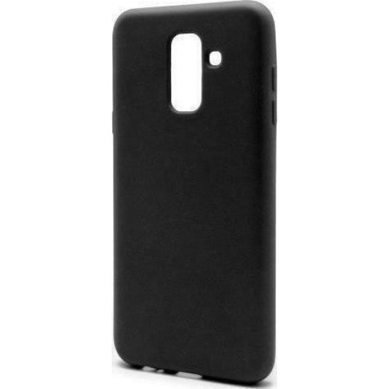 Back Cover Σιλικόνης Μαύρο (Samsung Galaxy A6 Plus 2018)
