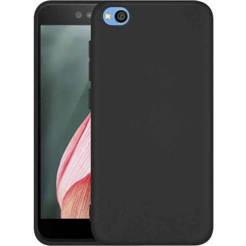 Back Cover Σιλικόνης Μαύρο (Redmi Go)