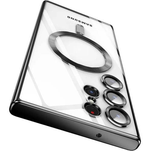 Oem Θήκη Back Cover Electro Magsafe Για Samsung Galaxy S24 Ultra Μαύρο