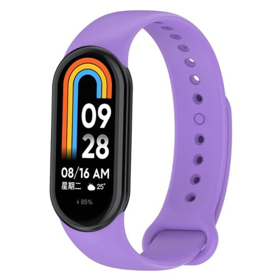 Λουράκι Σιλικόνης Λιλά (Mi Band 8) Λουράκι Σιλικόνης Λιλά (Mi Band 8)