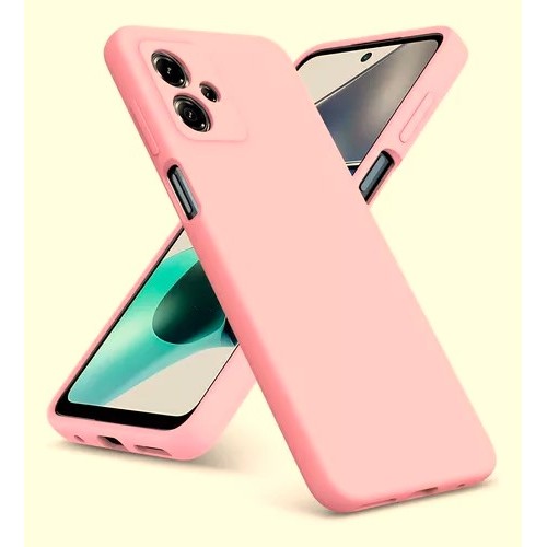 Back Cover Σιλικόνης Ροζ (Moto G14)