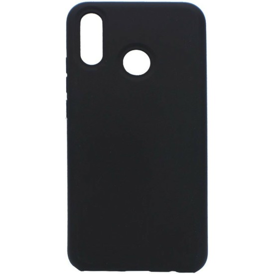 OEM Back Cover Σιλικόνης Μαύρη (Huawei P20 Lite)