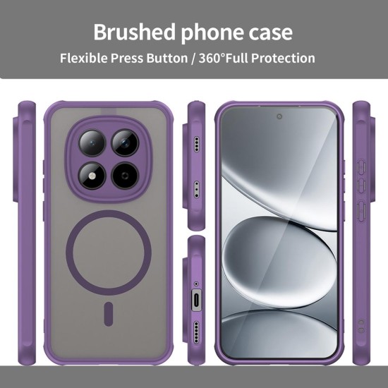 Tech-Protect MagSafe Back Cover Σιλικόνης  Μωβ Πλαστικό  (Redmi Note 15 Pro+ / Poco M8 Pro)