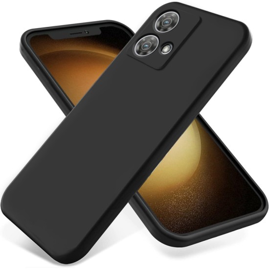 BACK COVER ΣΙΛΙΚΟΝΗΣ ΜΑΥΡΟ (Motorola Moto Edge 40 Neo 5G)