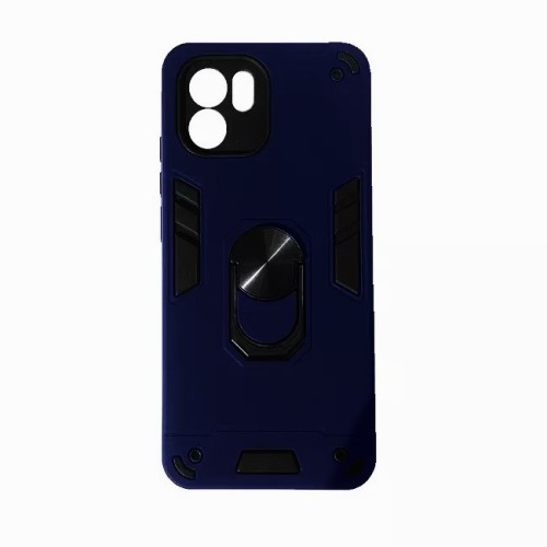 Xiaomi Redmi A1/A2/2022/ Hybrid Shockproof Armor Case Stand Metal Ring and Car Mount Holder Σκούρο Μπλε (oem)