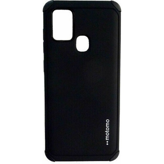 Motomo Tough Armor Back Cover Πλαστικό / Σιλικόνης Ανθεκτική Μαύρο (Galaxy A21s) Motomo Tough Armor Back Cover Πλαστικό / Σιλικόνης Ανθεκτική Μαύρο (Galaxy A21s)