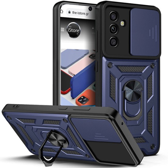 Armor Slide Back Cover Πλαστικό Ανθεκτική Μπλε (Galaxy A54)