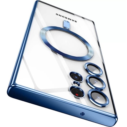 Oem Θήκη Back Cover Electro Magsafe Για Samsung Galaxy S24 Ultra Μπλε