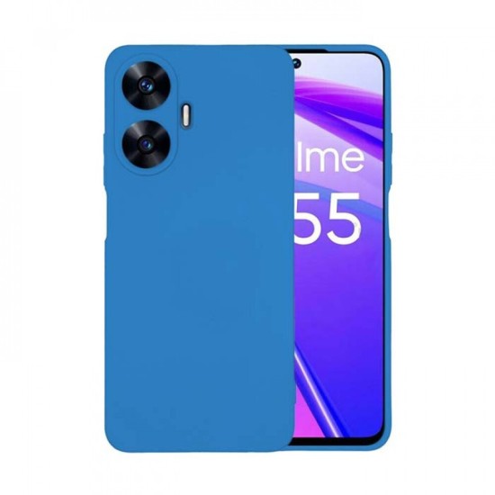 Back Cover Σιλικόνης Μπλε (Oppo A38/ A18)