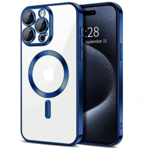Oem Θήκη Back Cover Electro Magsafe Για iPhone 16 Pro Max Μπλε