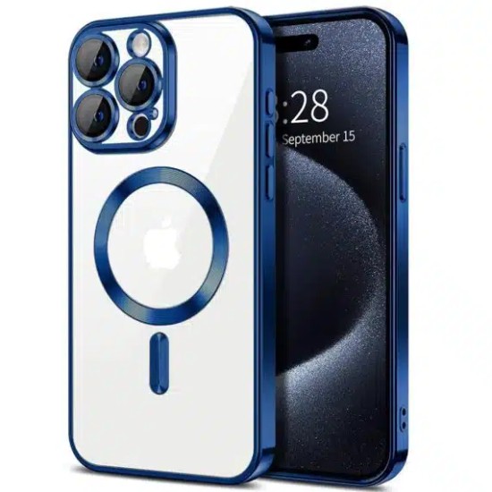 Oem Θήκη Back Cover Electro Magsafe Για iPhone 16 Pro Max Μπλε Oem Θήκη Back Cover Electro Magsafe Για iPhone 16 Pro Max Μπλε