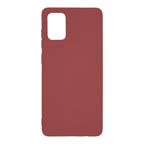 Back Cover Σιλικόνης Soft Touch Μπορντό (Galaxy A71) Back Cover Σιλικόνης Soft Touch Μπορντό (Galaxy A71)