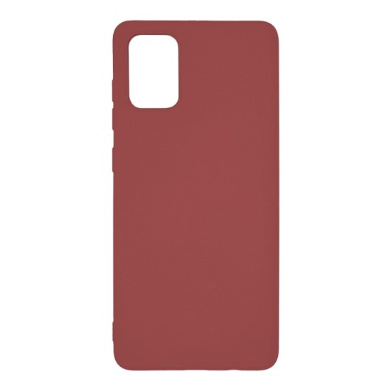 Back Cover Σιλικόνης Soft Touch Μπορντό (Galaxy A71) Back Cover Σιλικόνης Soft Touch Μπορντό (Galaxy A71)