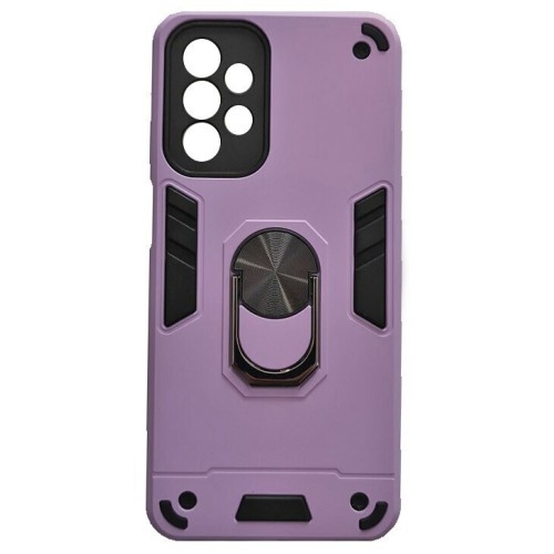 Samsung Galaxy A23 / A23 5G Hybrid Shockproof Armor Case Stand Metal Ring and Car Mount Holder Lilac (oem)