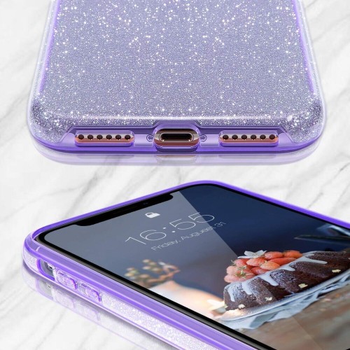 Xiaomi Redmi 13C Glitter Case Μωβ