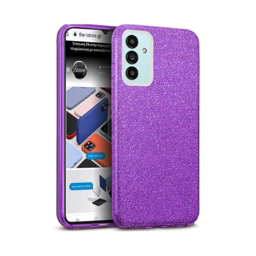 Θήκη Samsung Galaxy A56 Glitter Μωβ Θήκη πλάτης Σιλικόνη Θήκη Samsung Galaxy A56 Glitter Μωβ Θήκη πλάτης Σιλικόνη