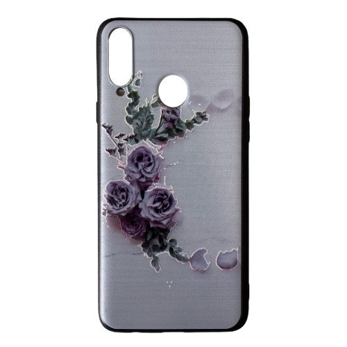 Flowers Back Cover Σιλικόνης Λιλά (Galaxy A20s) Flowers Back Cover Σιλικόνης Λιλά (Galaxy A20s)