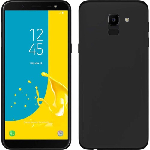 Back Cover Σιλικόνης Μαύρο (Galaxy J6 2018) Back Cover Σιλικόνης Μαύρο (Galaxy J6 2018)