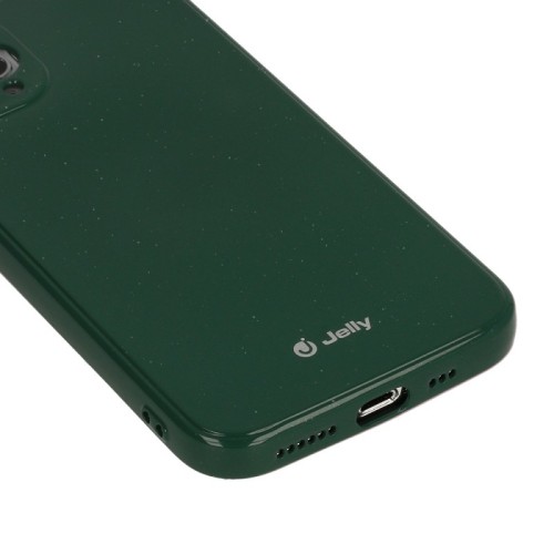 Θήκη TPU Jelly Apple iPhone 12/12 Pro (6.1") Dark Green Θήκη TPU Jelly Apple iPhone 12/12 Pro (6.1") Dark Green