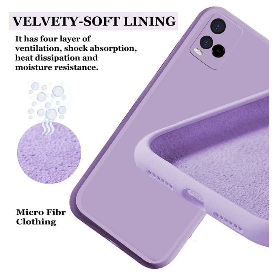 Vivo Y21 / Y21s / Y33s Silky and Soft Touch Finish TPU Silicone Back Cover Case Λιλά (oem) Vivo Y21 / Y21s / Y33s Silky and Soft Touch Finish TPU Silicone Back Cover Case Λιλά (oem)