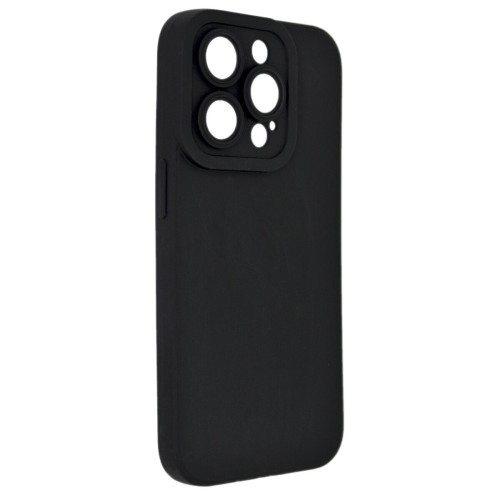 Back Cover Σιλικόνης Μαύρο (iPhone 15 Pro)