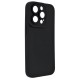 Back Cover Σιλικόνης Μαύρο (iPhone 15 Pro)