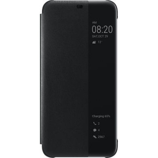 Redmi Note 7 Pro Smart View Flip Case - Black