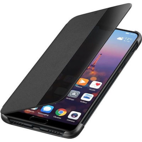 Redmi Note 7 Pro Smart View Flip Case - Black