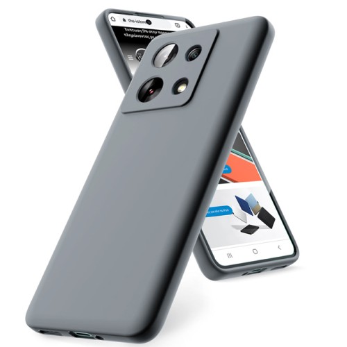 Back Cover  Soft 2.00 mmΣιλικόνης Μαύρο Redmi Note 13 Pro 5G / Poco X6