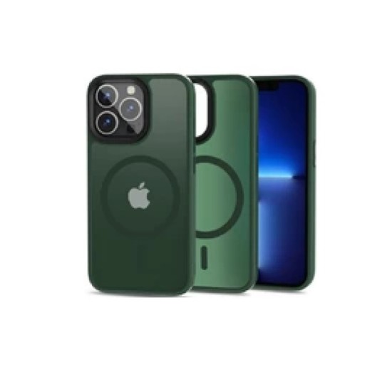 Θήκη iPhone 16 Pro Matte Magnetic Series συμβατό με MagSafe φορτιστή, Πλάτη αντικραδασμική από Premium TPU Πράσινο + ΔΩΡΟ ΤΖΑΜΑΚΙ ΚΑΜΕΡΑΣ Θήκη iPhone 16 Pro Matte Magnetic Series συμβατό με MagSafe φορτιστή, Πλάτη αντικραδασμική από Premium TPU Πράσινο + ΔΩΡΟ ΤΖΑΜΑΚΙ ΚΑΜΕΡΑΣ