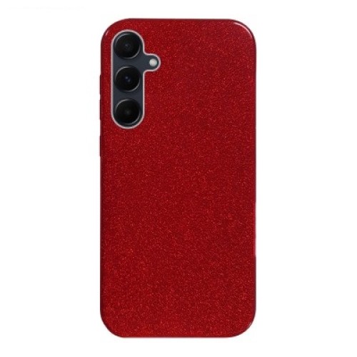 Oem Glitter Case Shining Cover Χρυσόσκονη Για Samsung Galaxy A55 glitter Κόκκινο