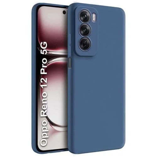  Back Cover Σιλικόνης Μπλε Oppo Reno 12 Pro 5G