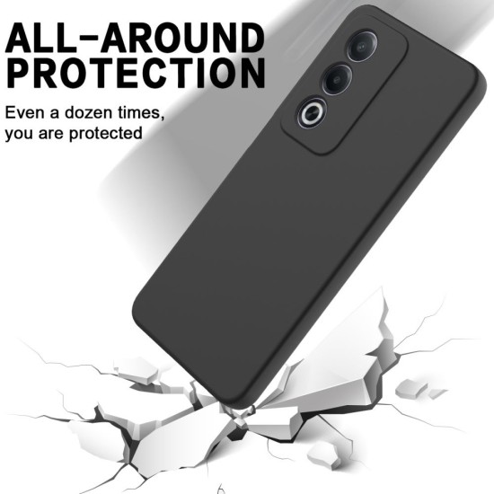 Back Cover Σιλικόνης Soft 2.0MM Touch Matte Μαύρο Oppo A80 Back Cover Σιλικόνης Soft 2.0MM Touch Matte Μαύρο Oppo A80