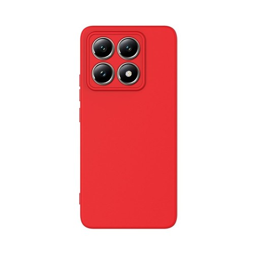  Back Cover Σιλικόνης Matte Κόκκινο Xiaomi 14T