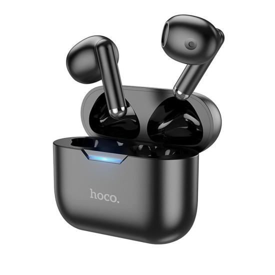 Hoco EW34 Earbud Bluetooth Handsfree Ακουστικά με Θήκη Φόρτισης Μαύρα